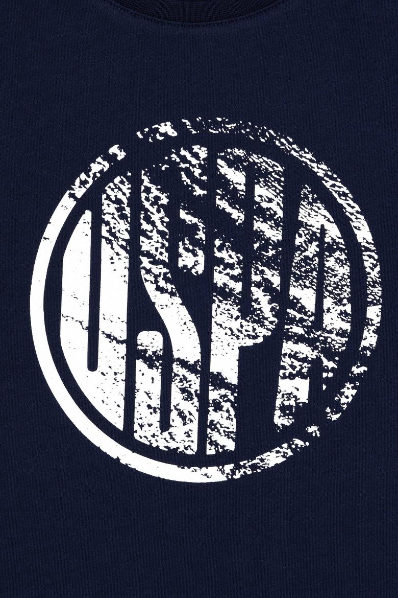 Erkek Çocuk Lacivert Basic Bisiklet Yaka Tişört - 50284819008