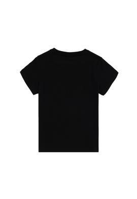 Erkek Çocuk Siyah Basic Bisiklet Yaka Tişört - 50284819105