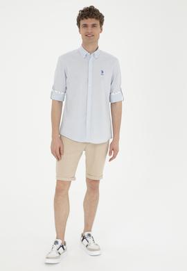 Erkek Açık Mavi Uzun Kollu Gömlek - 50288375005