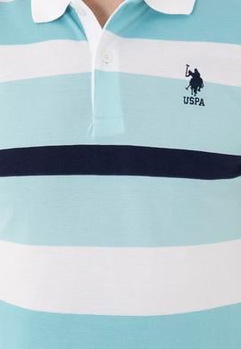 Erkek Regular Fit Polo Yaka Mint Tişört - 50288479011