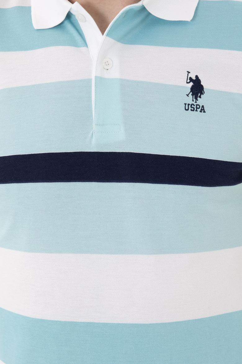 Erkek Regular Fit Polo Yaka Mint Tişört - 50288479011