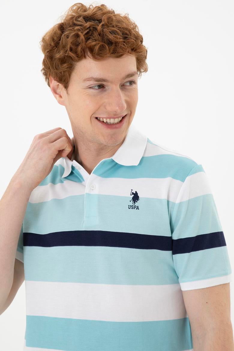 Erkek Regular Fit Polo Yaka Mint Tişört - 50288479011