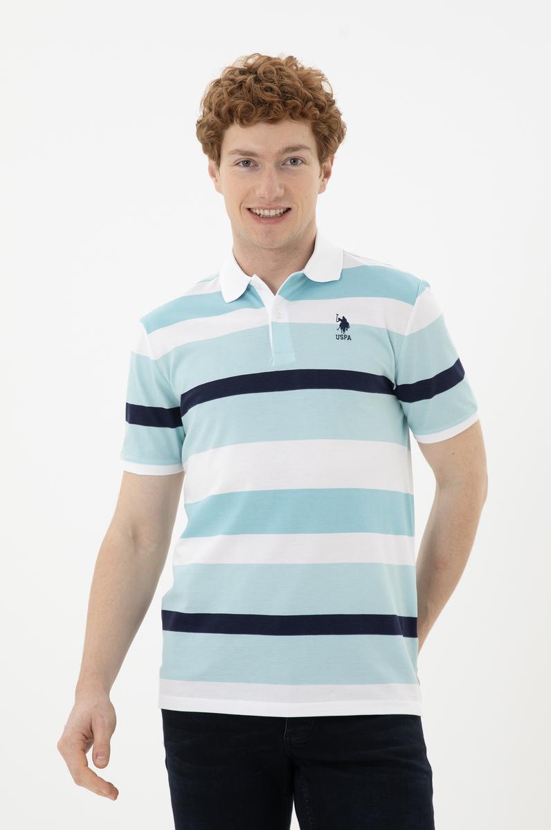 Erkek Regular Fit Polo Yaka Mint Tişört
