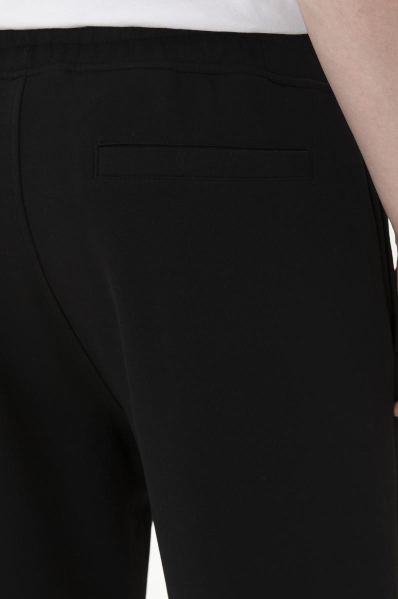 Erkek Siyah Örme Şort