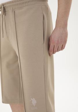 Erkek Açık Haki Örme Şort - 50289284036