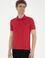 Erkek Slim Fit Polo Yaka Kırmızı Basic Tişört