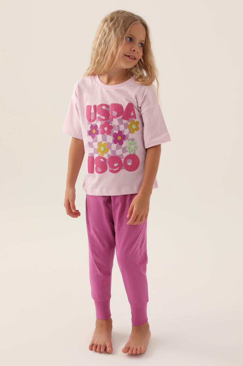 Kız Çocuk Menekşe Pijama Takımı