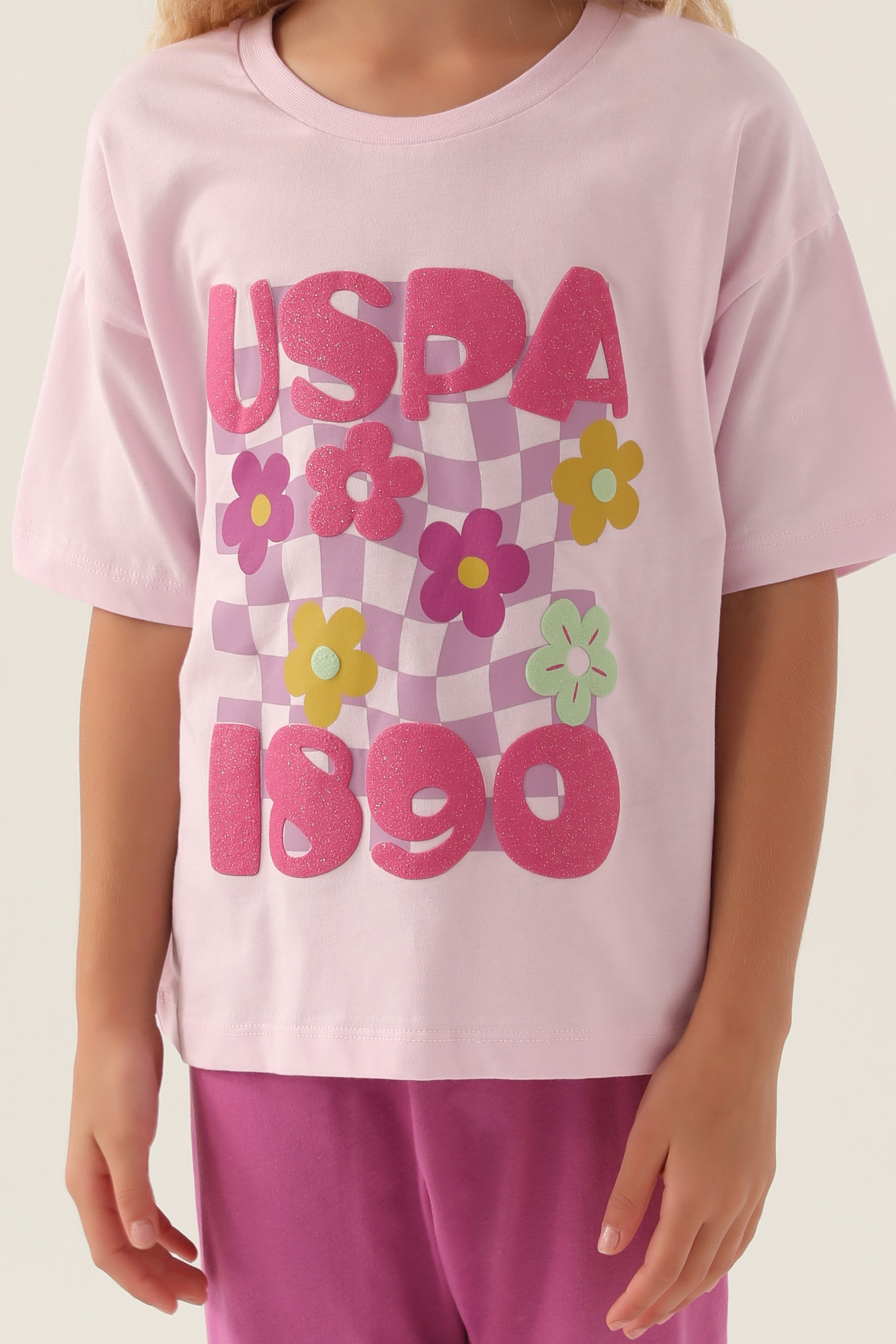 Kız Çocuk Menekşe Pijama Takımı - Image 4