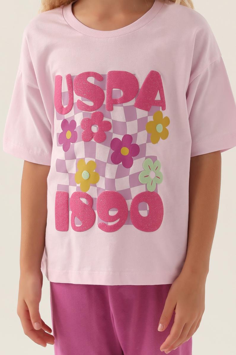 Kız Çocuk Menekşe Pijama Takımı