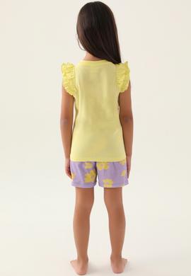 Kız Çocuk Açık Sarı Pijama Takımı - 50290952006