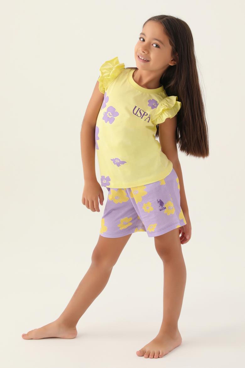 Kız Çocuk Açık Sarı Pijama Takımı - 50290952006
