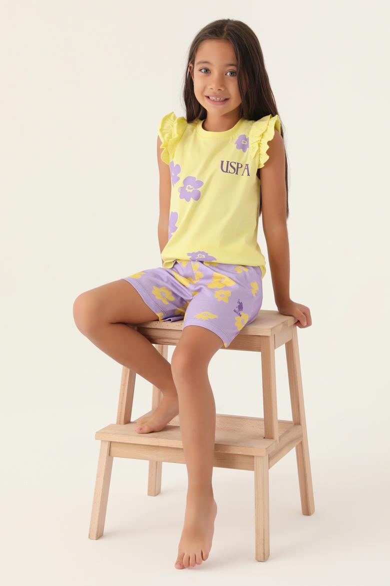 Kız Çocuk Açık Sarı Pijama Takımı - 50290952006