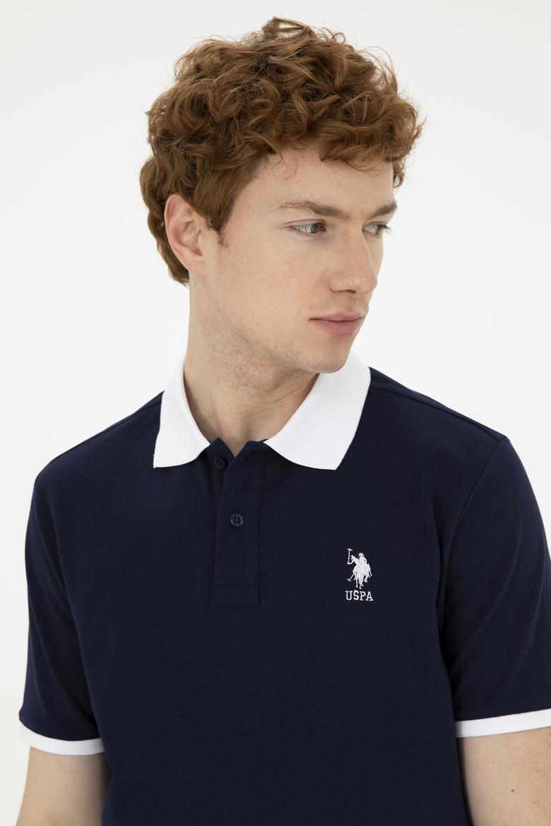 Erkek Lacivert Basic Tişört - 50284638041