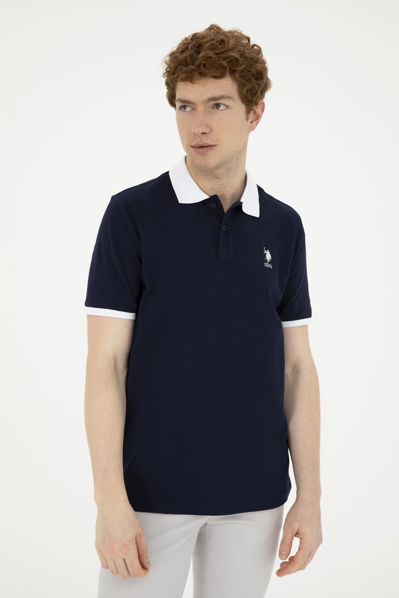 Erkek Lacivert Basic Tişört - 50284638041