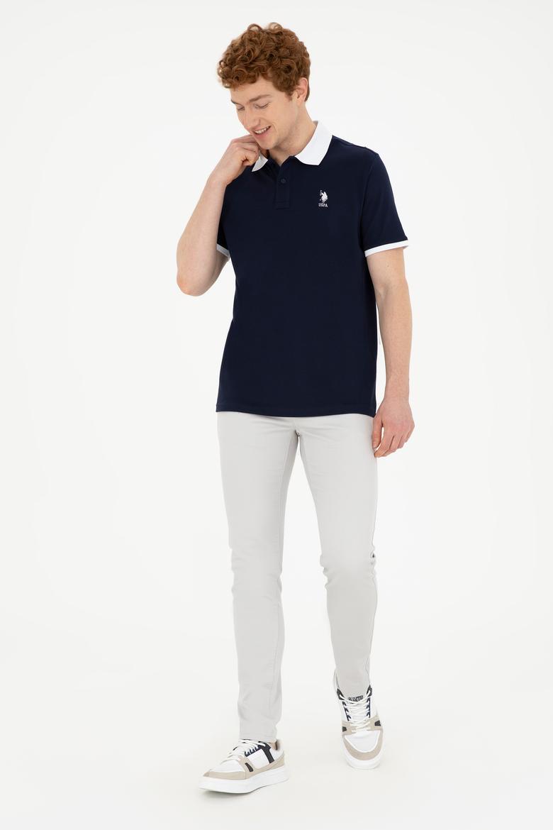 Erkek Lacivert Basic Tişört - 50284638041