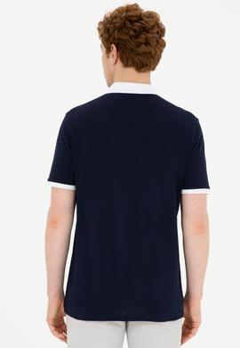 Erkek Lacivert Basic Tişört - 50284638041