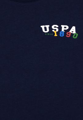 Erkek Çocuk Lacivert Oversize Bisiklet Yaka Tişört - 50288060016