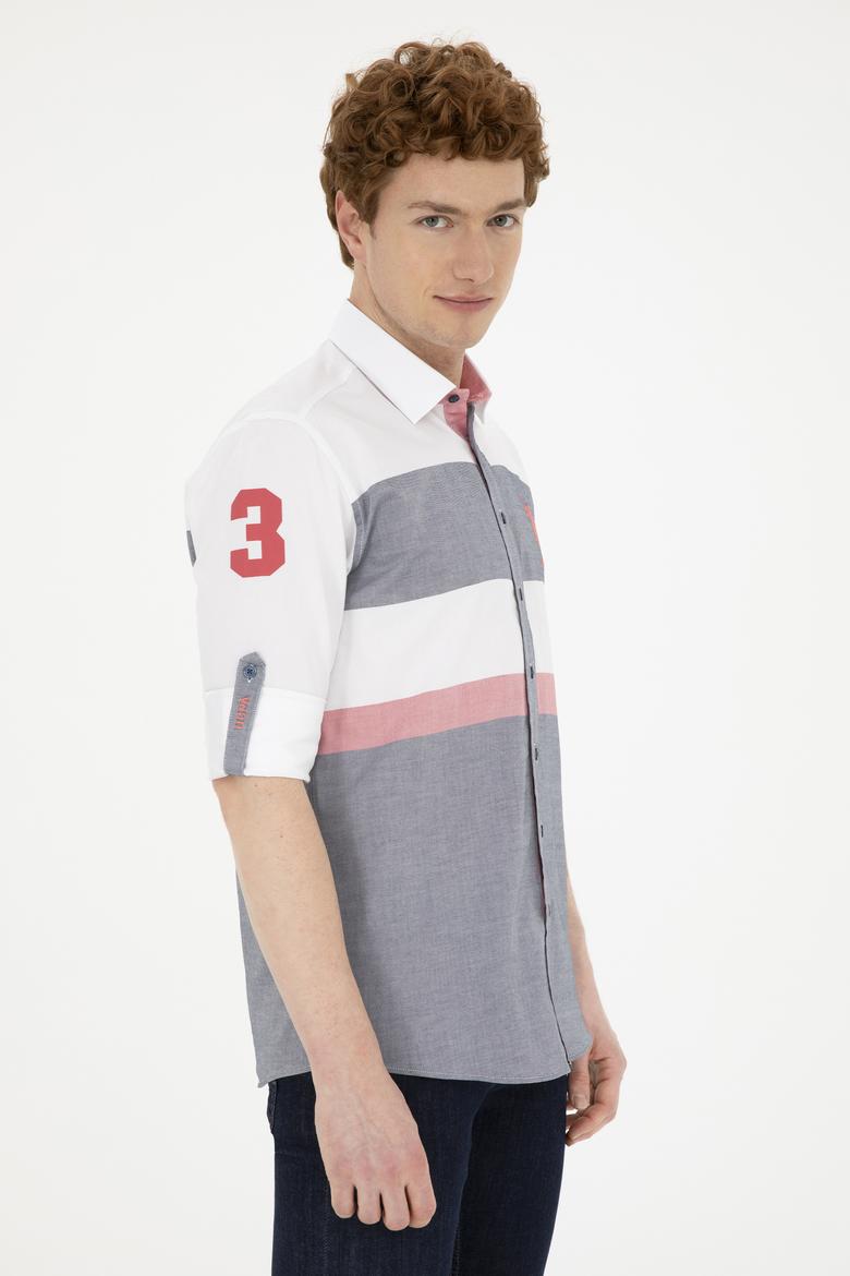 Erkek Lacivert Uzun Kollu Gömlek - 50264085006