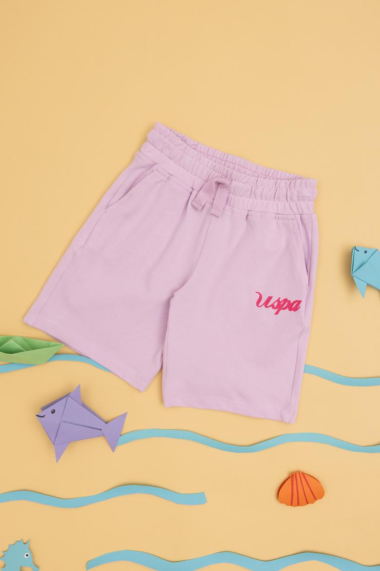 Kız Çocuk Manolya Örme Şort