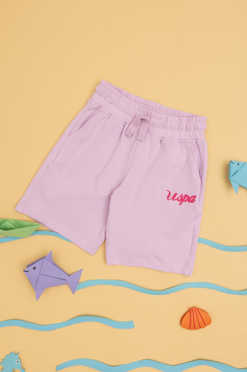 Kız Çocuk Manolya Örme Şort