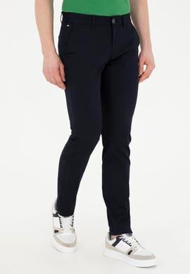 Erkek Lacivert Kanvas Pantolon - 50289424024