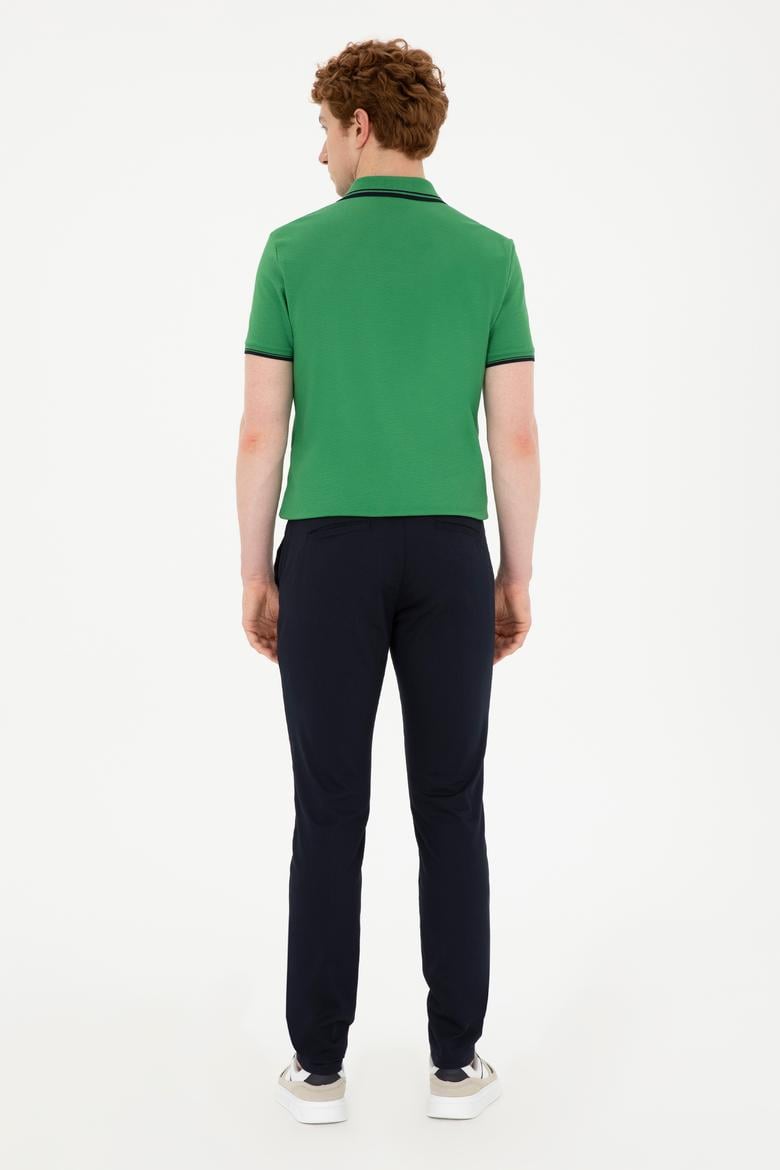 Erkek Lacivert Kanvas Pantolon - 50289424024