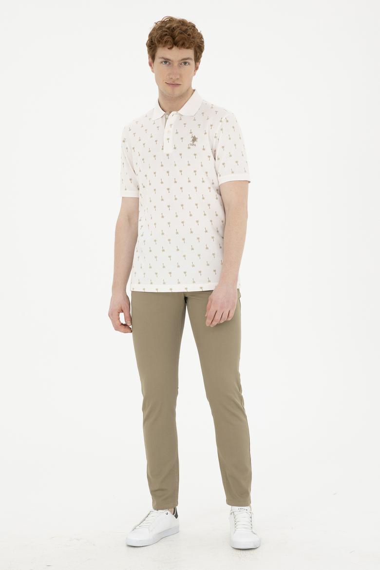 Erkek Koyu Haki Kanvas Pantolon