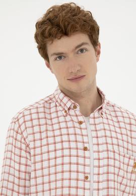 Erkek Kareli Kiremit Gömlek - 50283820016