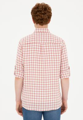 Erkek Kareli Kiremit Gömlek - 50283820016