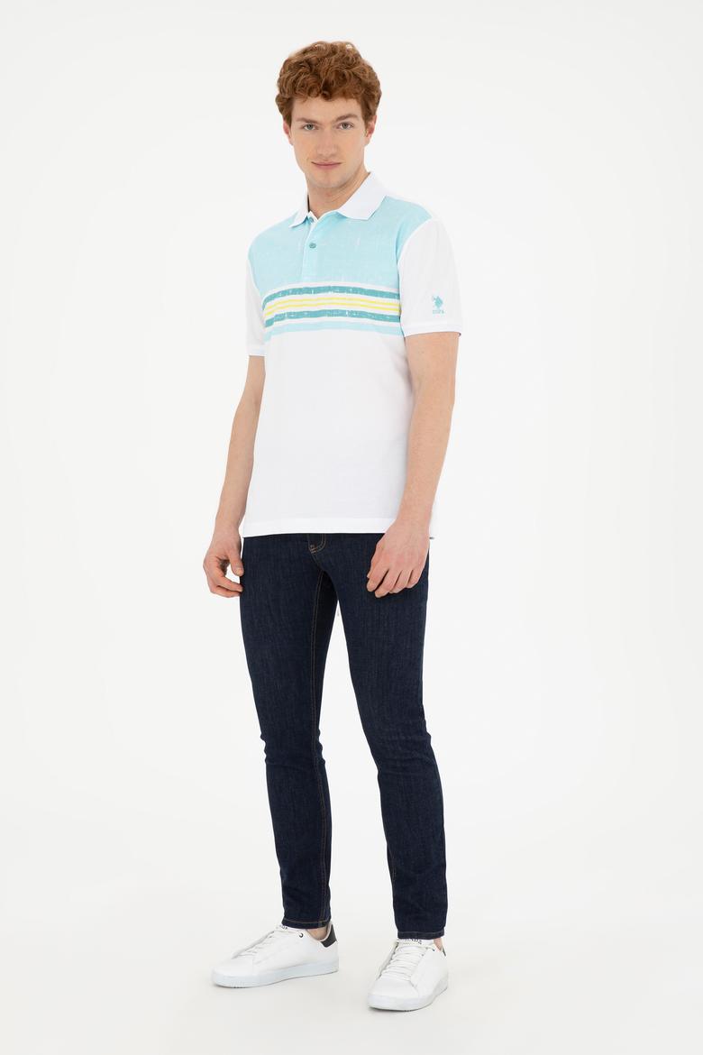 Erkek Regular Fit Polo Yaka Mint Tişört - 50281951016