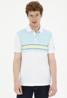 Erkek Regular Fit Polo Yaka Mint Tişört - 50281951016