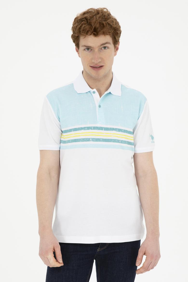 Erkek Regular Fit Polo Yaka Mint Tişört