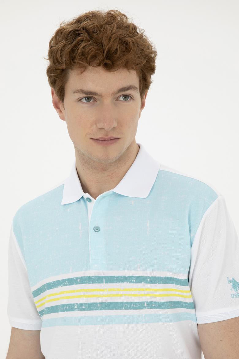 Erkek Regular Fit Polo Yaka Mint Tişört - 50281951016