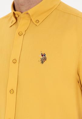 Erkek Safran Kısa Kollu Gömlek - 50283819019