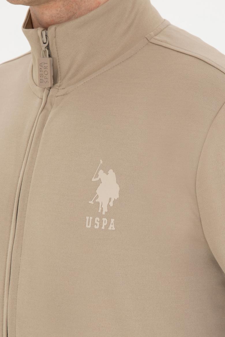 Erkek Açık Haki Örme Hırka - 50281076011