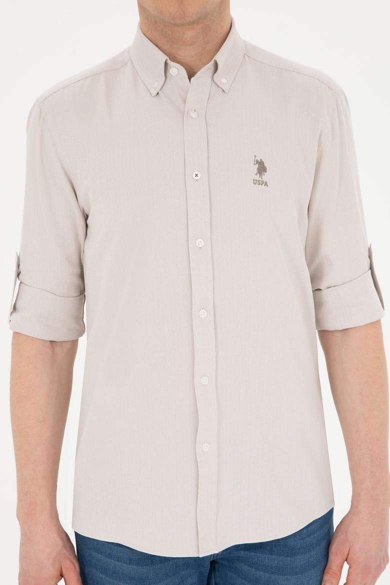 Erkek Taş Uzun Kollu Gömlek - 50288659001