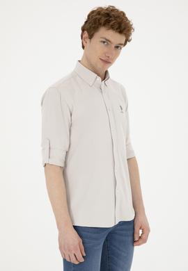 Erkek Taş Uzun Kollu Gömlek - 50288659001