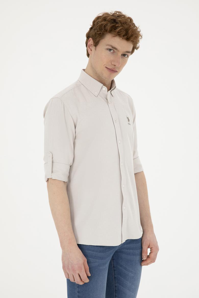 Erkek Taş Uzun Kollu Gömlek - 50288659001