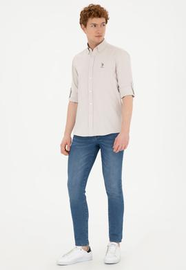 Erkek Taş Uzun Kollu Gömlek - 50288659001