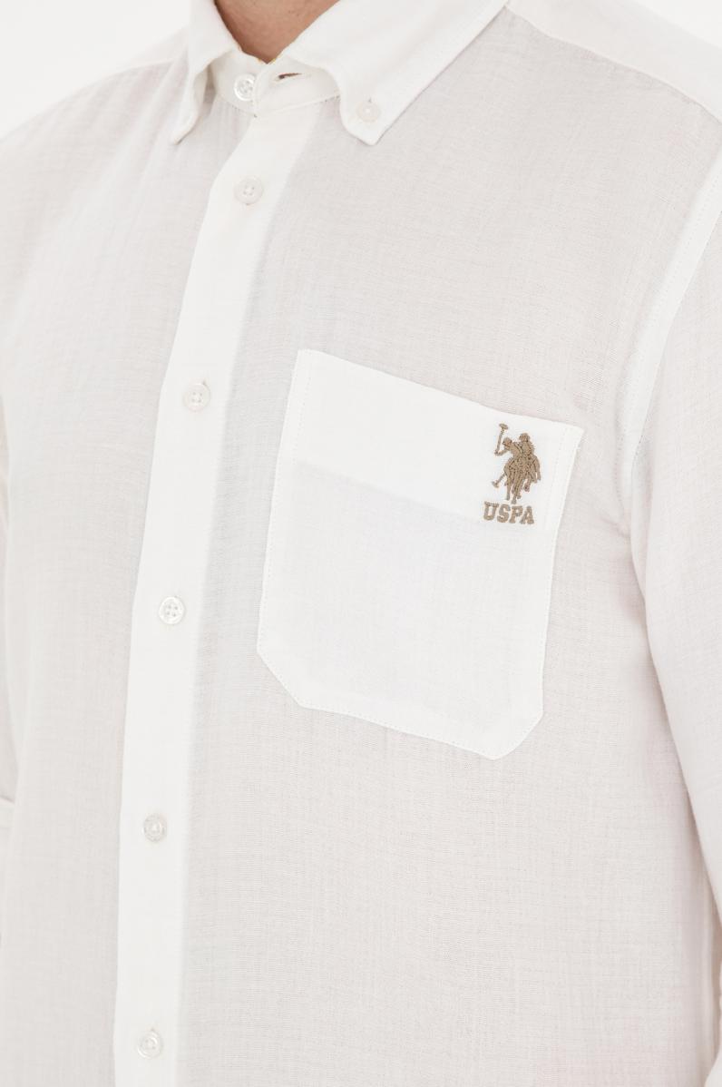 Erkek Beyaz Uzun Kollu Gömlek