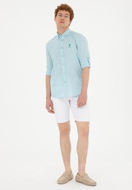 Erkek Mint Uzun Kollu Gömlek - 50283810021