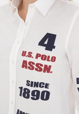 Kadın Beyaz Uzun Kollu Gömlek - 50283646003