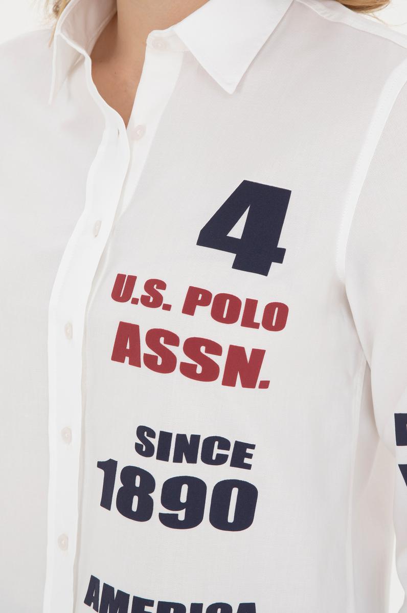 Kadın Beyaz Uzun Kollu Gömlek