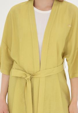 Kadın Fıstık Yeşili Uzun Kollu Gömlek - 50285671010