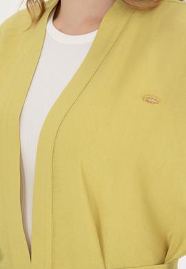 Kadın Fıstık Yeşili Uzun Kollu Gömlek - 50285671010