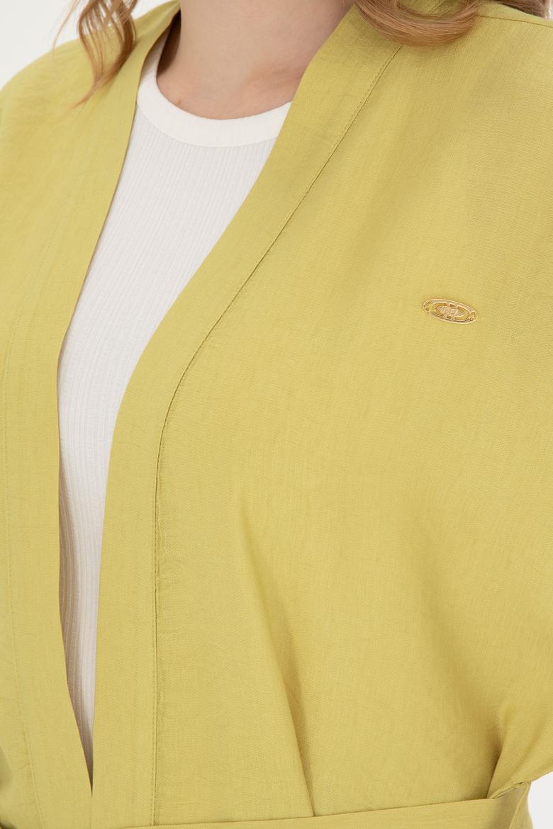 Kadın Fıstık Yeşili Uzun Kollu Gömlek - 50285671010