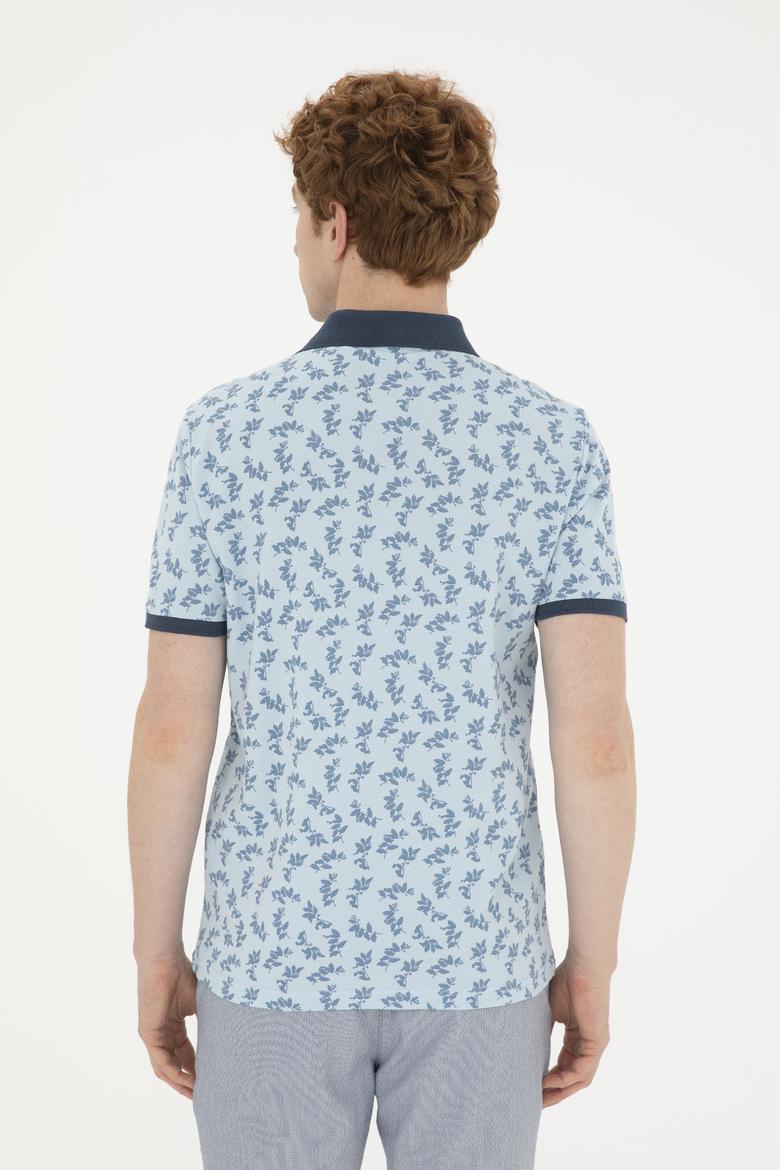 Erkek Açık Mavi Tişört - 50289864097