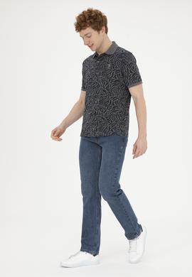 Erkek Antrasit Melanj Tişört - 50289864207