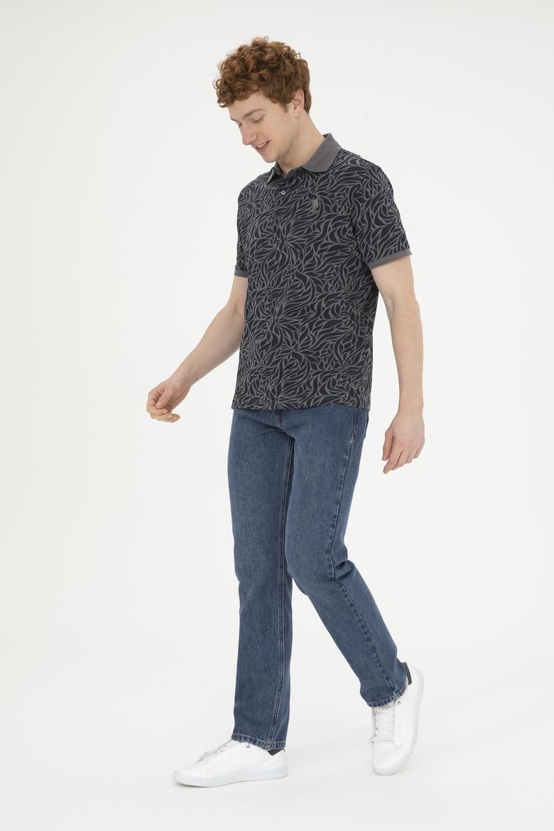 Erkek Antrasit Melanj Tişört - 50289864207