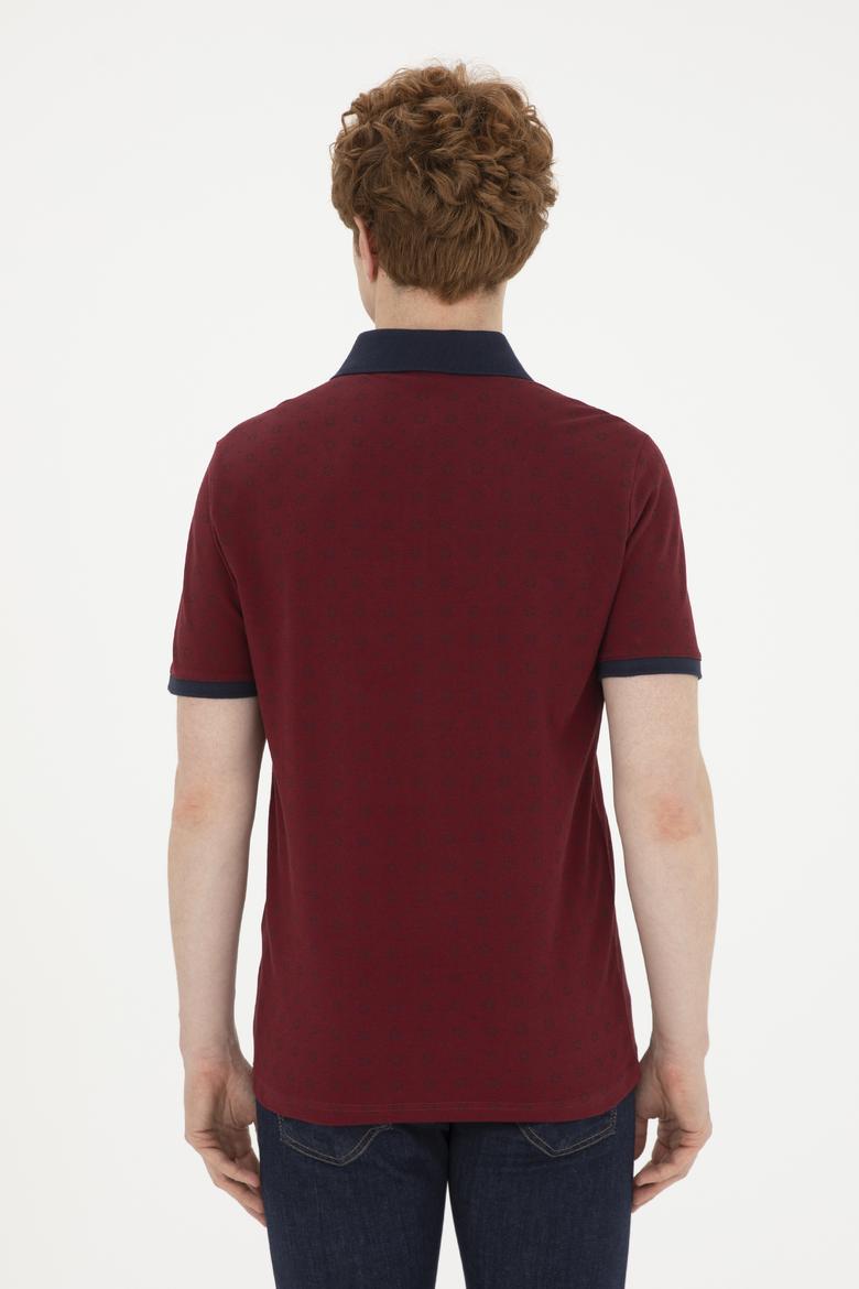 Erkek Bordo Tişört - 50289864306